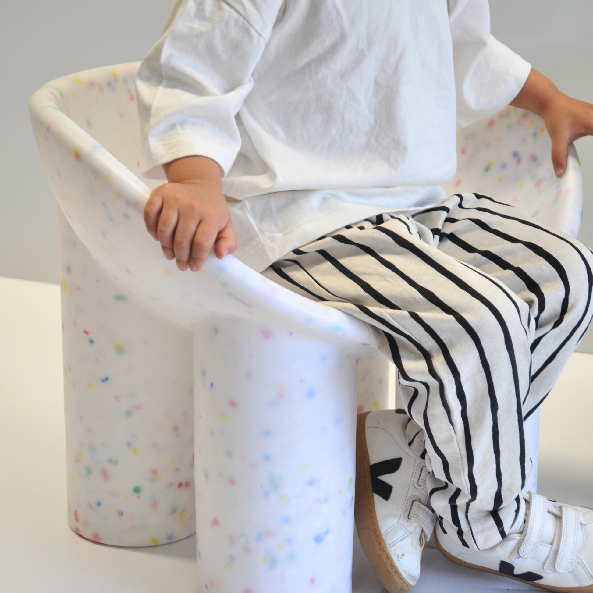 white toddler chair